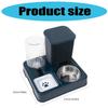 Large Capacity Food Feeder 2in1 Water Dispenser and Food Bowl Small Dog Cats Automatic Feeder for Daily Watering Feeding