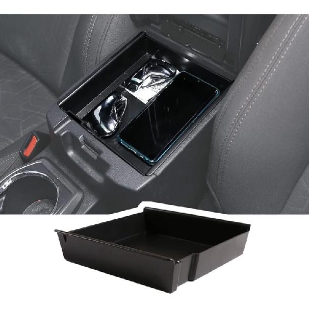 For Toyota Tacoma 2016-2020-23, Gear Shift Console Side Tray Organizer Gear, Shift Console Side Storage Box, Shifter Storage Box Interior （Without non-slip mat