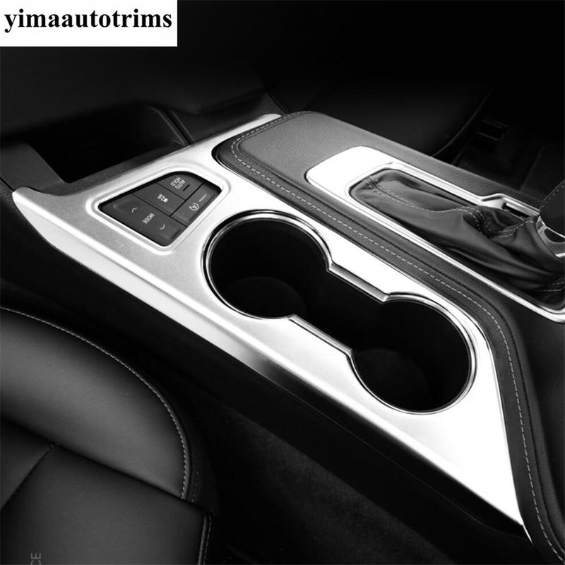 Shift Gear Water Cup Holder / Handle Bowl / Window Lift / Rear Box Air Frame Cover Trim Accessories For Cadillac CT4 - 2024