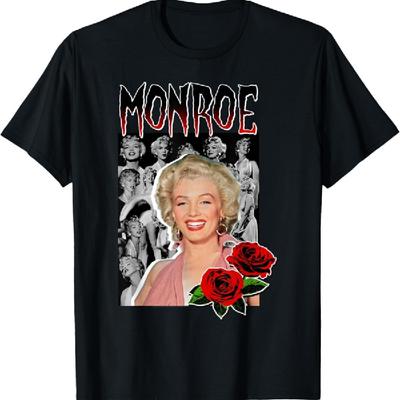 Marilyn Monroe Best of Marilyn Roses T-Shirt