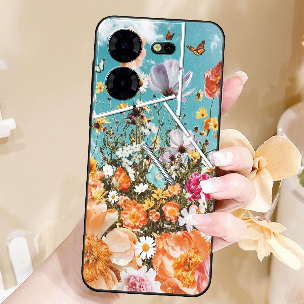 Case For Tecno Pova 5 Pro Coque TPU Soft Silicone Fashion Phone Funda For Tecno Pova 5 Cute Bumper Back Cover Cool Capa Marble