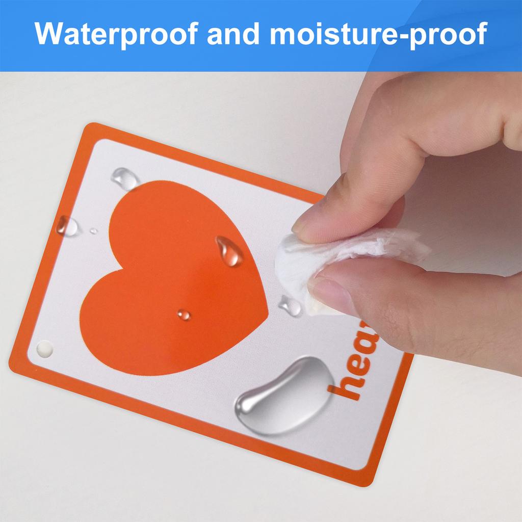 Early English Learning Cards with Colors and Shapes for Toddlers and Preschool Kids