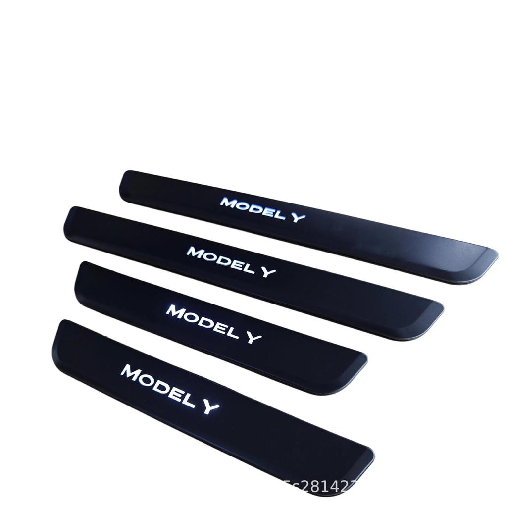 Tesla Model 3/Y LED Magnetic Door Sill Illuminated Welcome Pedal