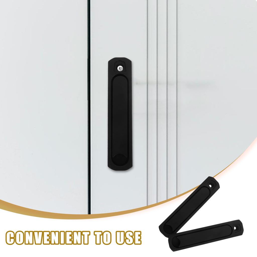2 Stück Unsichtbarer Fenstergriff Ersatz Schiebetür Griff Zinklegierung Moderne Ästhetik für Glasfenster