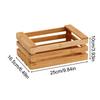 Plateau à desserts en bois, Présentoir à gâteaux de mariage, Plateau rectangulaire à cadre en bois, Plateau de rangement pour gobelets en papier