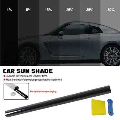 300*50CM Uncut Roll Car Window Tint Film No Damage Insulation Polarized Film Auto Window Sunshade for Car UV Home Office Glass