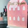 Présentoir pour nail art, accessoires pour nail art, salon de manucure, forme d'ongle, présentoir pour pointes d'ongles, manucure, outil de support pour nail art