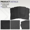 Front Hood Sound Insulation Pad Thermal Heat Black Mat Anti-noise Pad Soundproof Accessories For Mercedes Benz W201 Heat Shields 2
