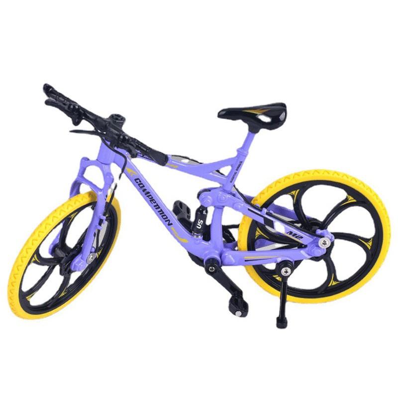 Druckgusslegierung Fahrradmodell Anhänger Fahrrad Puzzle Spielzeug Geburtstagsgeschenk Kinderspielzeug