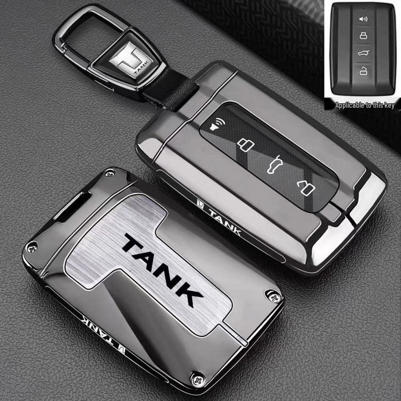Tank 300/Hi4T/400/500/700 Key Case Shell with Buckle for New Energy Vehicles