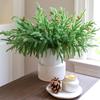 Simulated Branch Single Decorative Christmas Green Plant Ornaments Indoor Flower Arrangement Accessories,8pcs