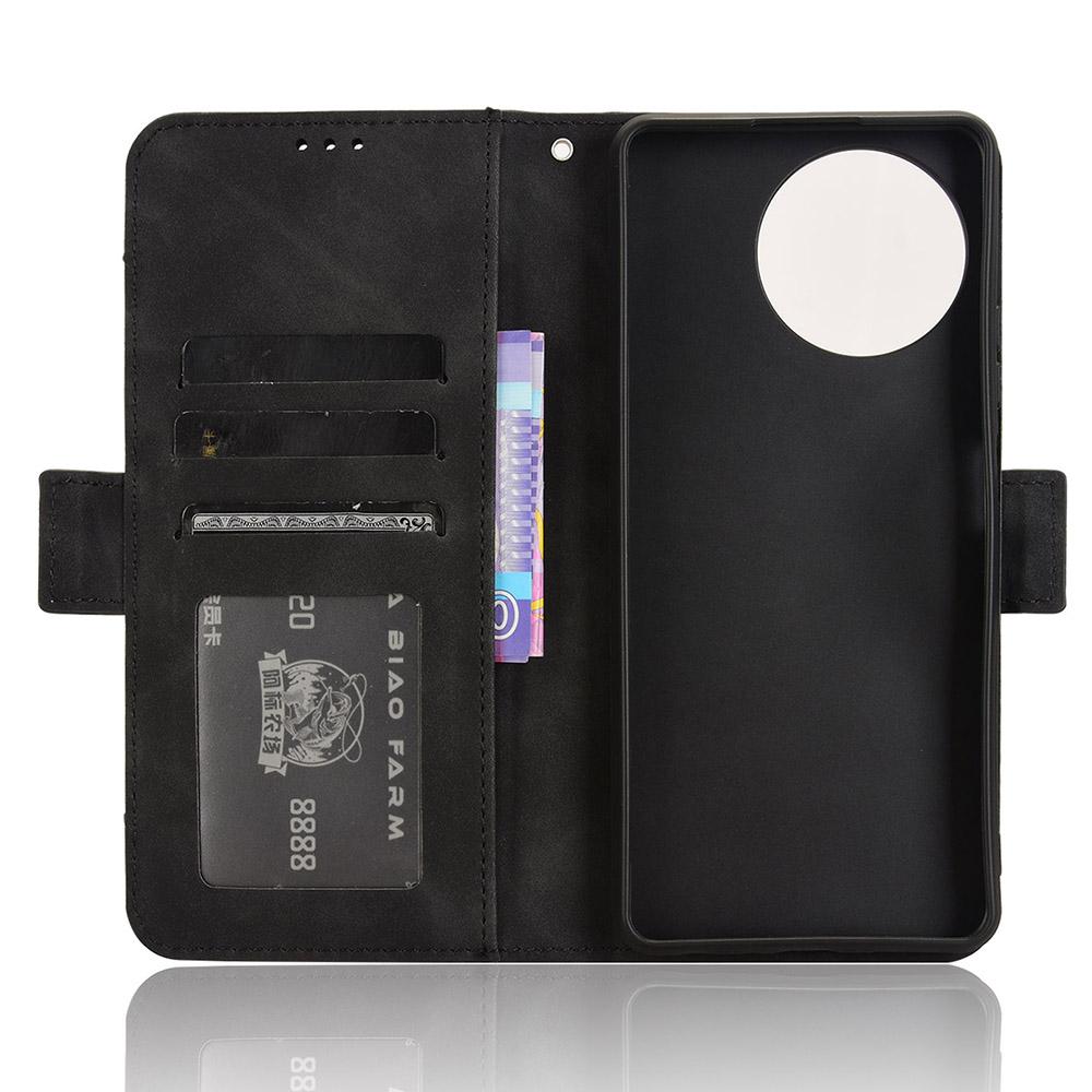 For Blackview Shark 8/Oscal Tiger 12 Case Leather Phone Cover Multiple Card Slots Stand