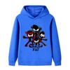 B1172 Bambini Ragazzi Ragazze NINJA KIDZ Anime Stampato Casual Outdoor Felpa con Cappuccio a Maniche Lunghe
