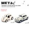 1:36 Golf Bus High-Quality Toy Car Alloy Van Car Model Open Door Pull Back Retro Children's Toy Car Ideal For Gifts