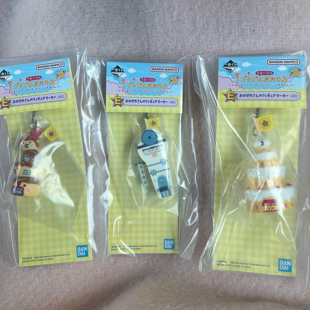 

[USED] Tamagotchi Puchi Puchi Omisetchi E Prize Figure Marker 3 Types Complete