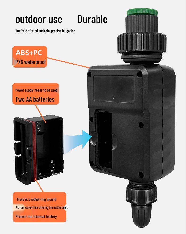 Smart Rain Sensor Drip Irrigation Timer with Large Screen for Plant Walls