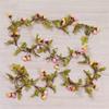 Flowers Artificial 42 Silk Rose Fake Flower Garland Vine Wedding Party Diy Decor