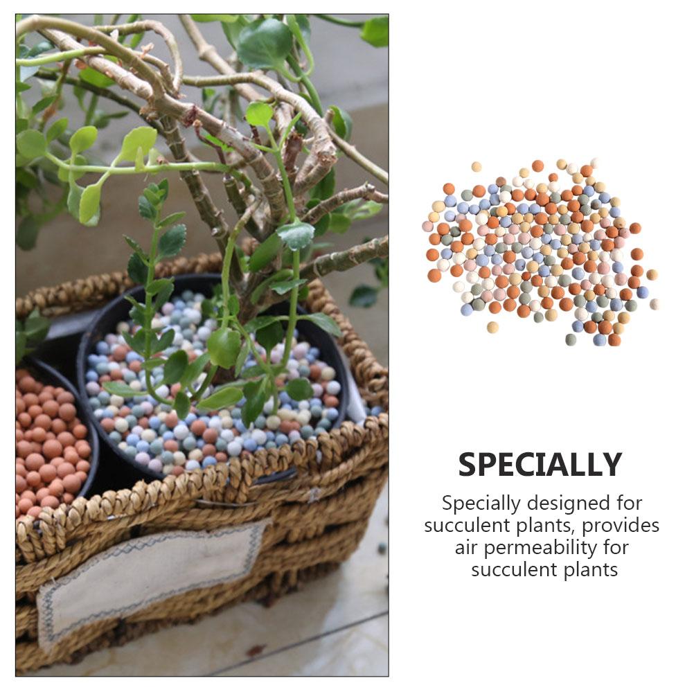  Ceramic Ball Pebbles Ceramsite Gardening Decor Clay Filling Pots Decorative Ceramics Succulent Flowerpot