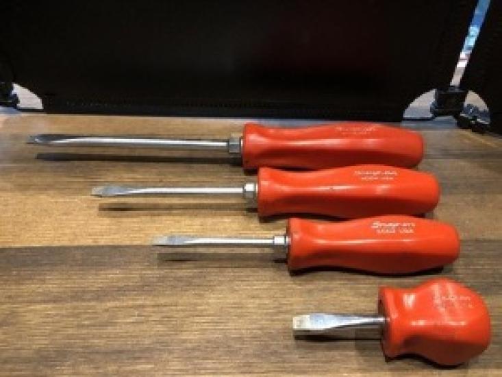 

Набор плоских отверток Snap-on из 4 штук SDP6, 4, 2, 1