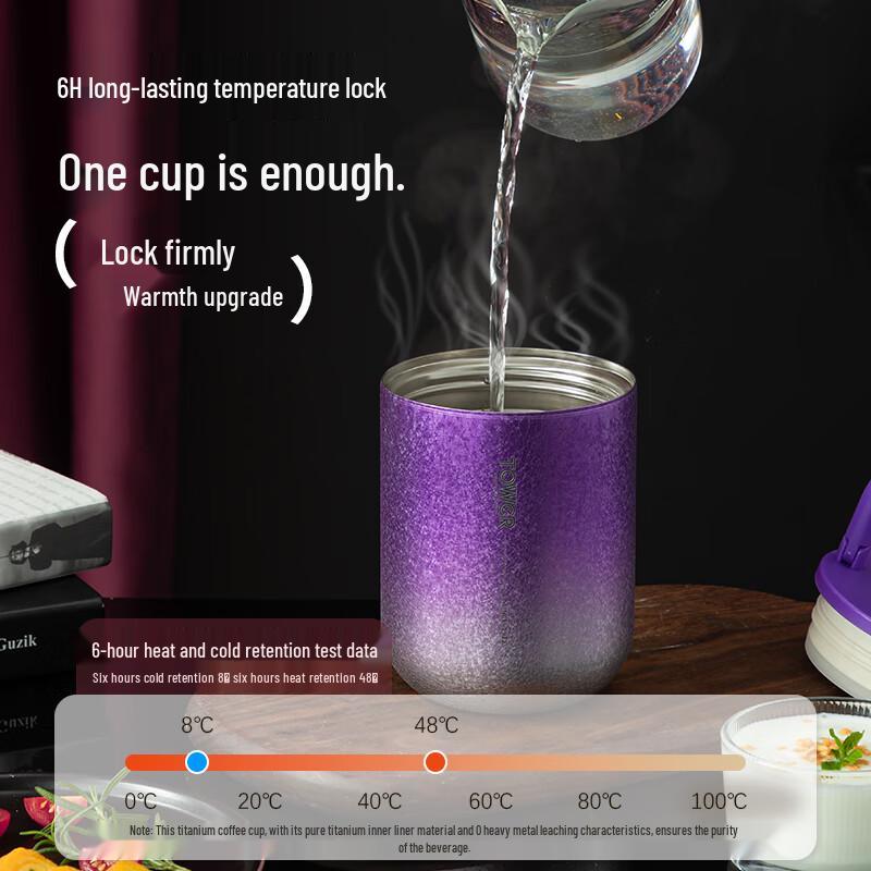TOWERUK Titanium Portable Thermos Food Jar