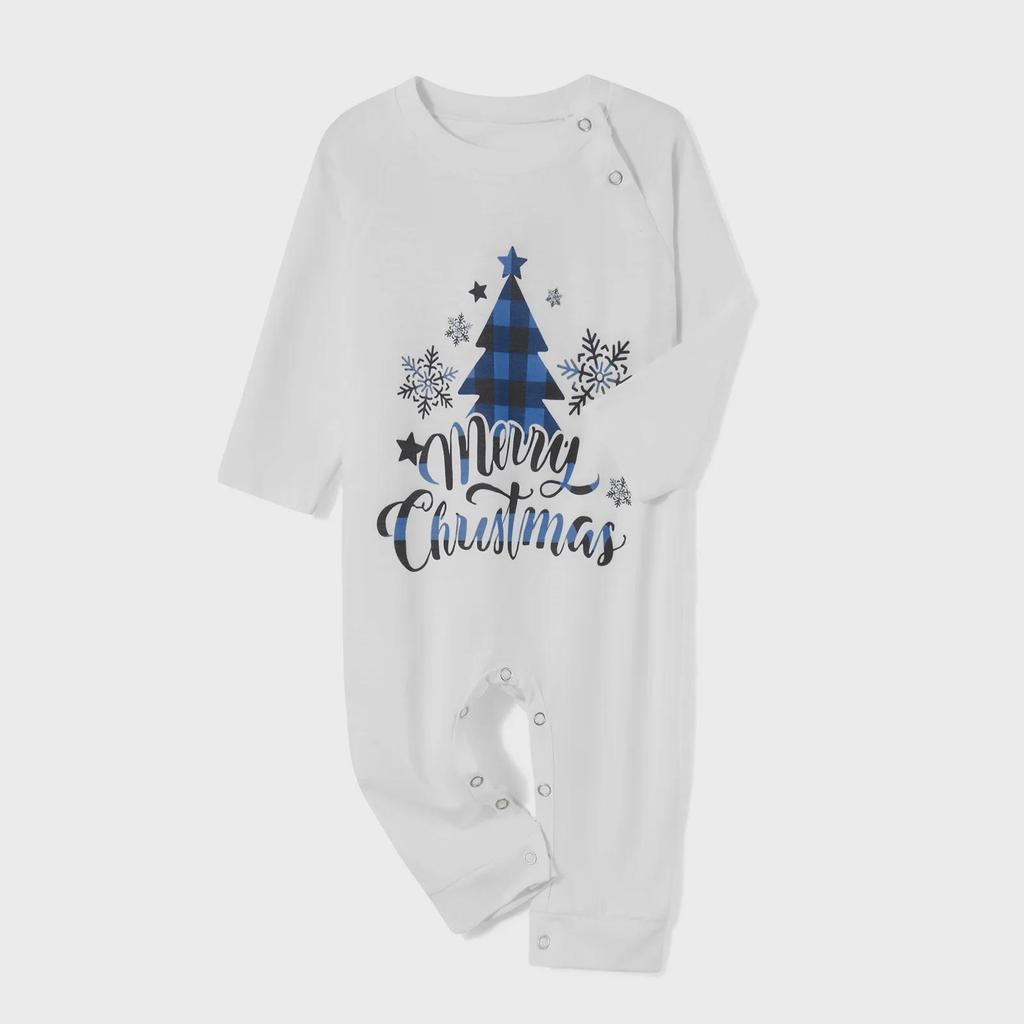 2024 Christmas Parent-Child Pajama Sets - European & American Style Two-Piece Homewear