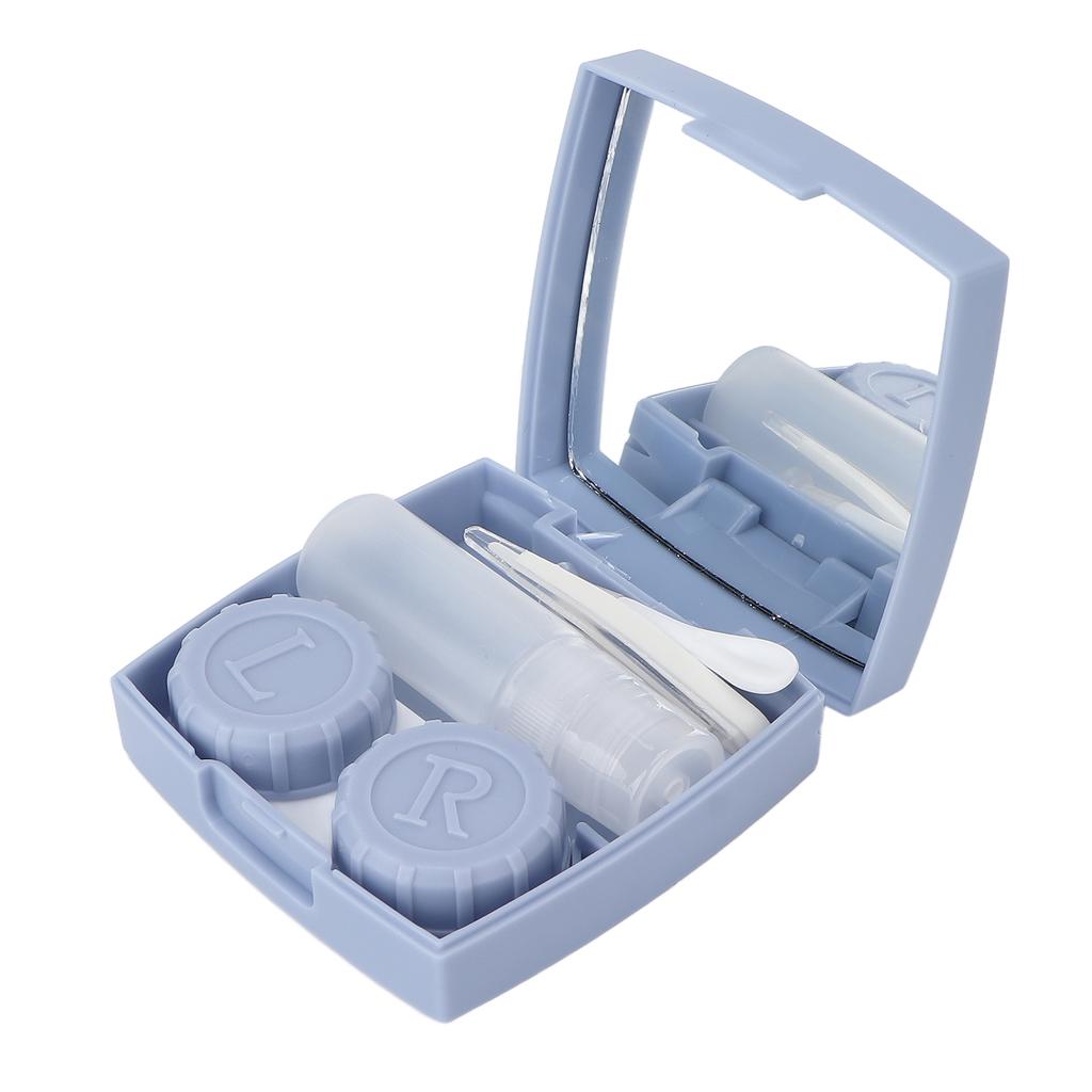 Krabička na kontaktné šošovky Kozmetika Muži Ženy Puzdro na kontaktné šošovky Nádoba s fľašou na dojčenskú tekutinu (Modrá)