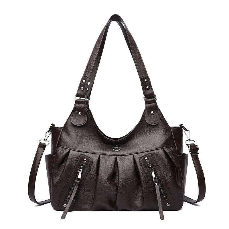 Small Handbag Lady's Shoulder Bag for Commuting To and From Work, Handbag for Mother's Use Casually
