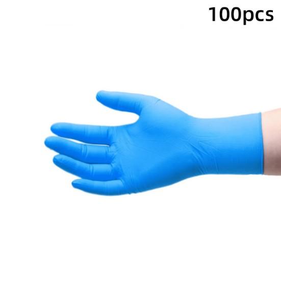 100Pcs Universal Nitrile Latex Mechanic Working Protective Disposable Gloves