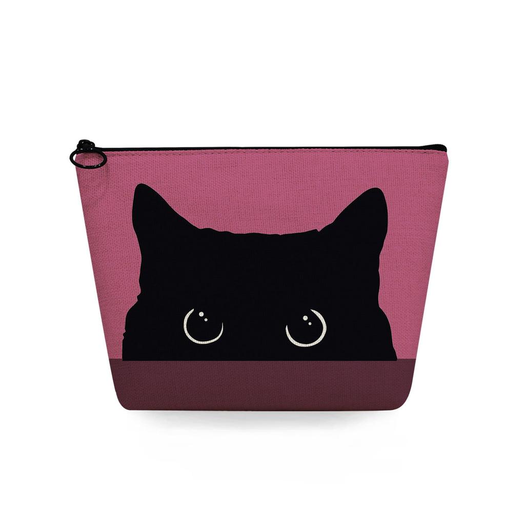 Women Cat Print Cosmetic Bag Toiletries Organize Travel Storage Case 6789