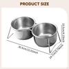 Bowl Feeder Station with Stand Pet Bowls Tilted Cat Dog Dish and Waterer for Puppy Cats