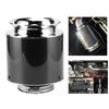 76mm / 3 Zoll Universelle Carbonfaser-Textur Auto Luftfilter Ersatzzubehör M