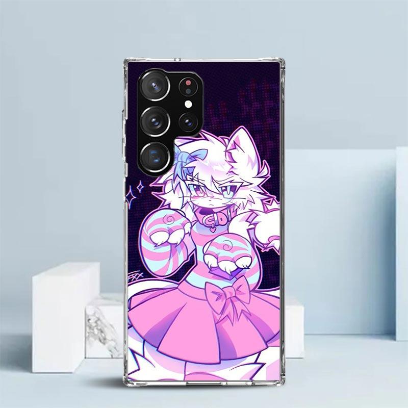 Boykisser Cat Soft Cover for Samsung Galaxy S25 Edge S26 S24 S23 Ultra Phone Case S22 S21 Plus S20 FE Print Pattern Shell Galaxy