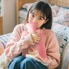 Super Warm Hot Water Bottle~Hot Water Bottle Filled with Water, Plush Thickened Explosion-Proof Water-Filled Hand Warmer