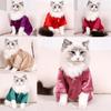 All Clothes Cat Wrapped Pet Clothes Hair Proof Suit Solid Color Fashion Gift