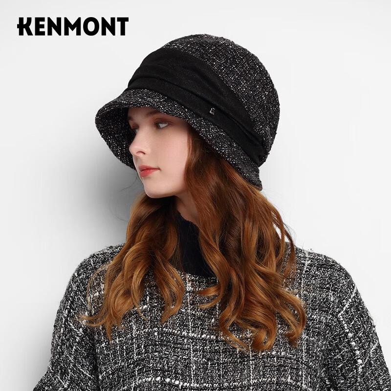 Женская сшитая шерстяная берет-ведро Camom 57.5cm