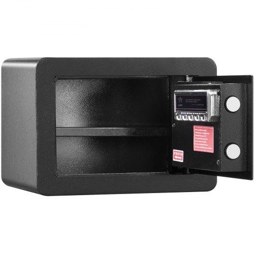 VEVOR Safe, 14.2 L Home Safe, Steel Security Safe with Digital Keypad and 2 Keys, Wall-Mounted Cabinet Safe Protect Cash, Gold, Jewelry