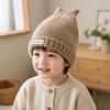 Warm Toddler Knitted Beanie Windproof Baby Knit Cap New Pull-On Hat  Fall Winter Wear