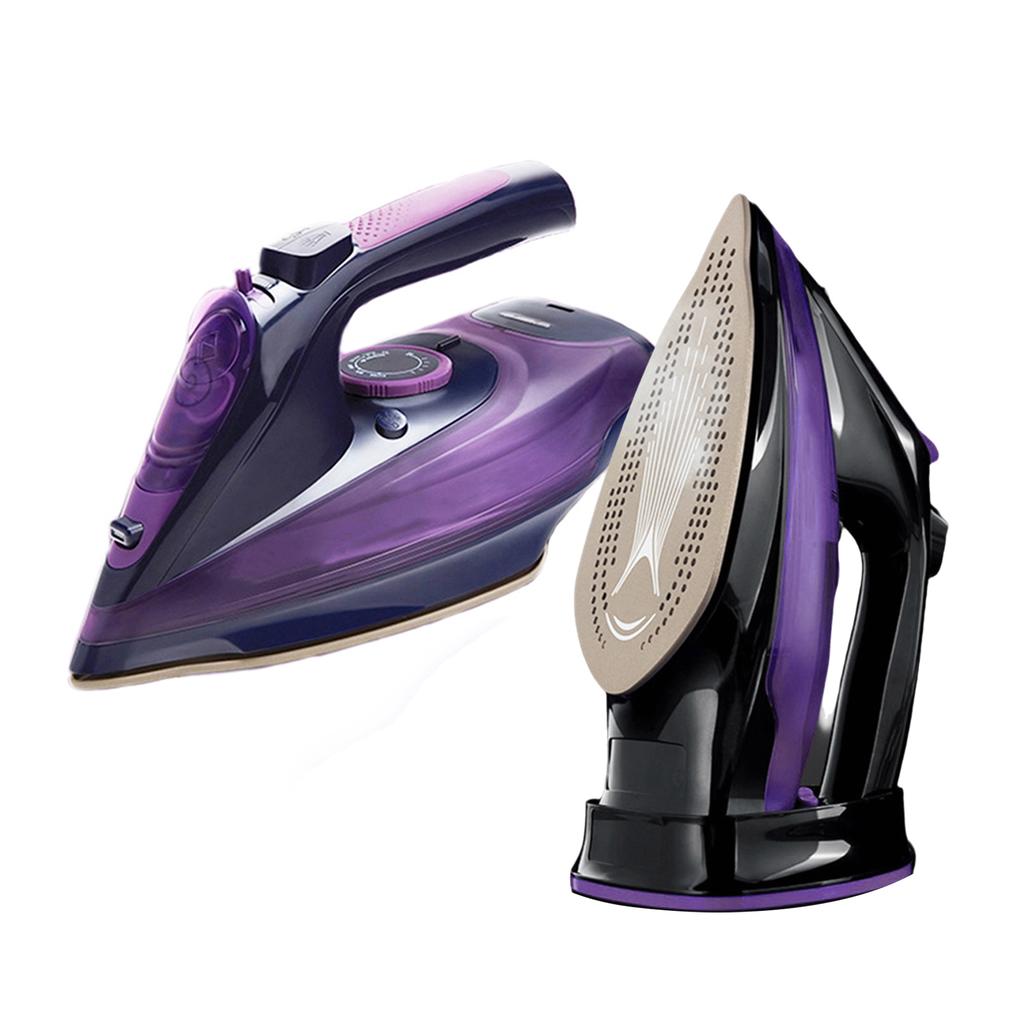 SOKANY Akku-Bügeleisen, Dampfbügeleisen 2400W, Leichtes tragbares Dampf-Trockenbügeleisen für Kleidung, Antihaftbeschichtete Bügelsohle, Haushalts-Dampfbügeleisen, Anti-Tropf-Bügeleisen, Dampfregelung