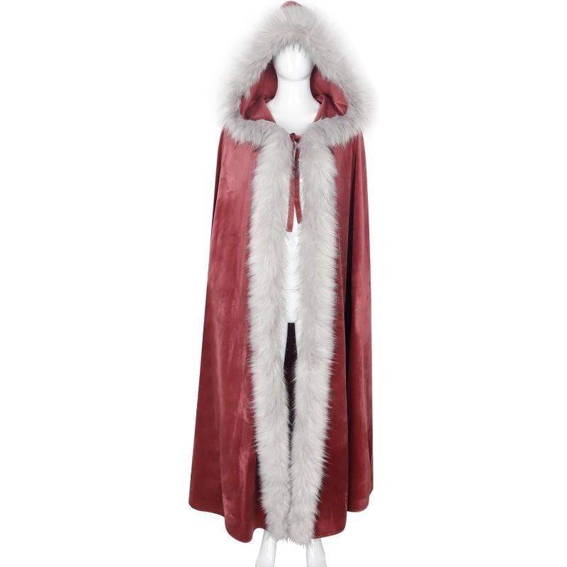 Ethnic Inspired Shawl With Hood For Stage Performances And Cosplay