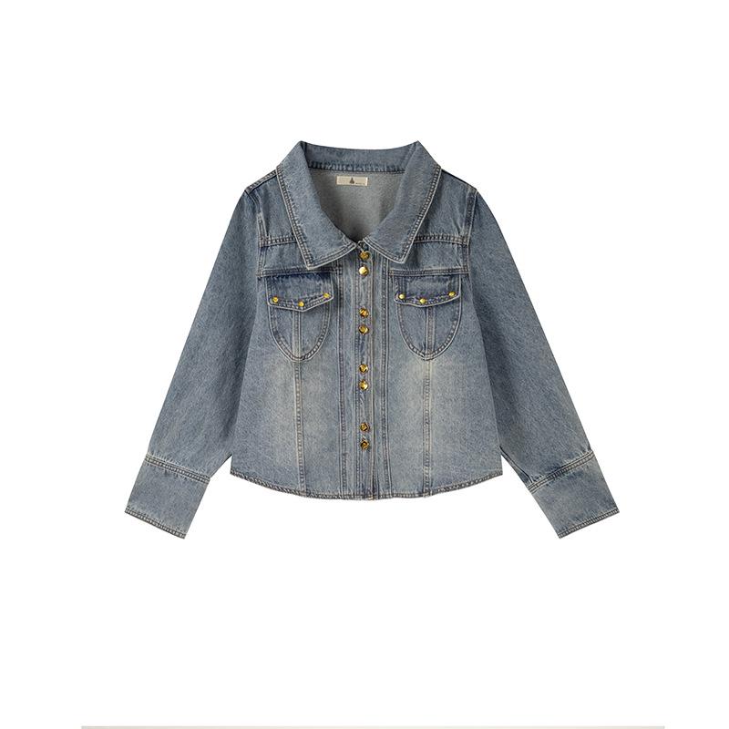 Shuangtian 2026 Plus Size Women s Button Denim Spring Jacket YC132 3XL