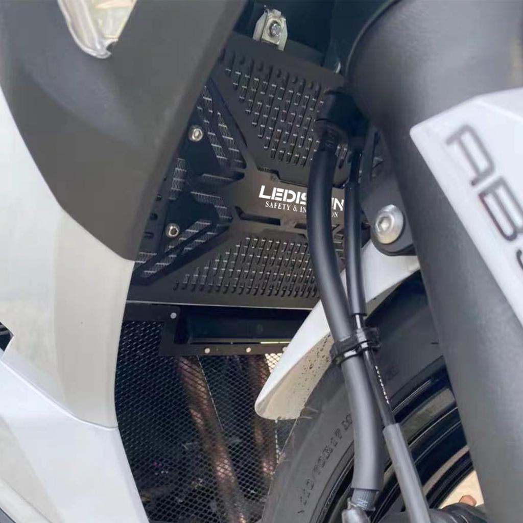 LEDISHUN Radiator Core Guard for Kawasaki Ninja 400 Z400 Ninja 250 Z250 and Eliminator 400 Motorcycle Radiator Parts (2018-2023), (2019-2023),