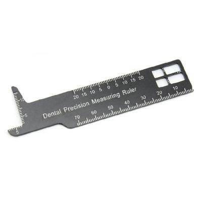Aluminum Dental Precisions Measuring Ruler Dental Care Measurement for Accurate Endodontic Scaling & Tooth Assessment