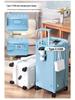30" Extra-Large Capacity Aluminum Trolley Case with Universal Wheels & Charging Port