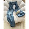 Velvet Thickened High Waist Retro Jeans - Women's 2025 Winter Collection