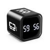 LED Display Productivity Cube Timer Gravity Sensor Flipping Preset Time Dual Modes Countdown Cooking Digital Timer Oven