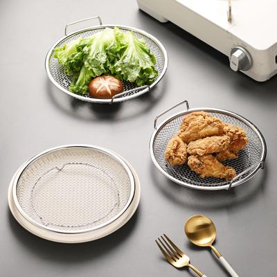 Kitchen Oil Strainer Pan Stainless Steel Frying Oil Strainer Pan Fine Mesh Strainer Basket For Frying Bbq Food French Fries