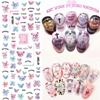 Art decorations sticker Cute bear decorations sticker Exquisite design 3D Nail Art Stickers