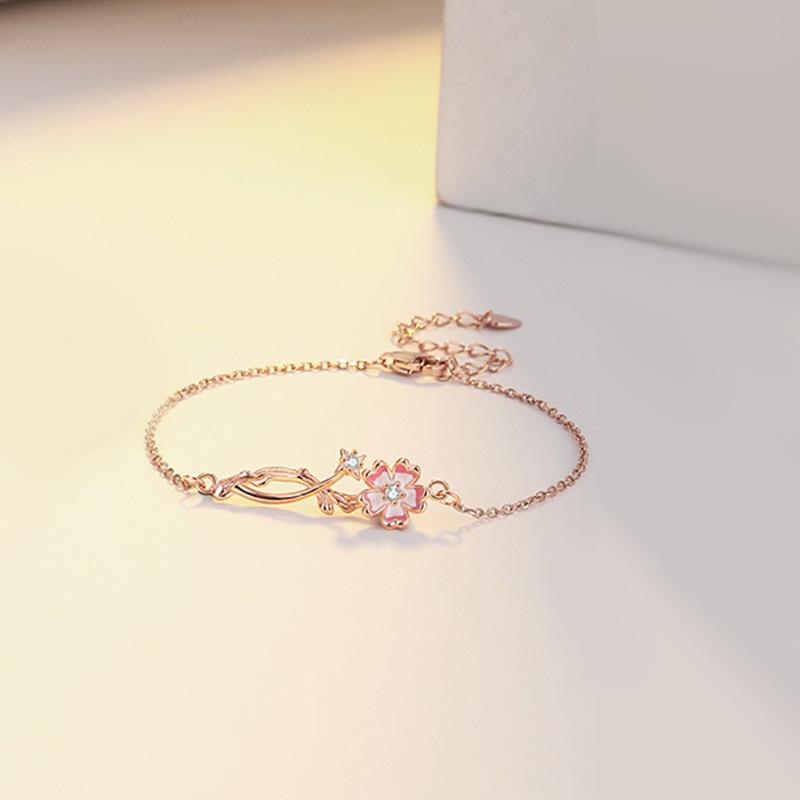 

Оригинальный браслет для пары с цветущей сакурой и горой Фудзи, браслет для парня и девушки, подарок на день рождения, ювелирное изделие