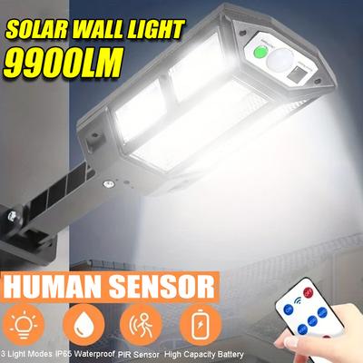 Solarbetriebene LED-Wandleuchte Außenhof Dekorative Lichter Wasserdicht Atmosphärenbeleuchtung Menschliche Körpererkennung Straßenlaternen