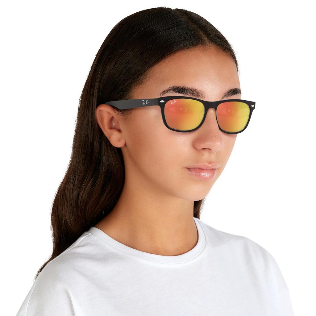 Nowe Wayfarer Junior Matowe Rozmiar 50 Japonia Ray-Ban Okulary Przeciwsłoneczne, Model Dziecięcy, 0RJ9052SF, 100S6Q, Czarny, (Wolny rozmiar),